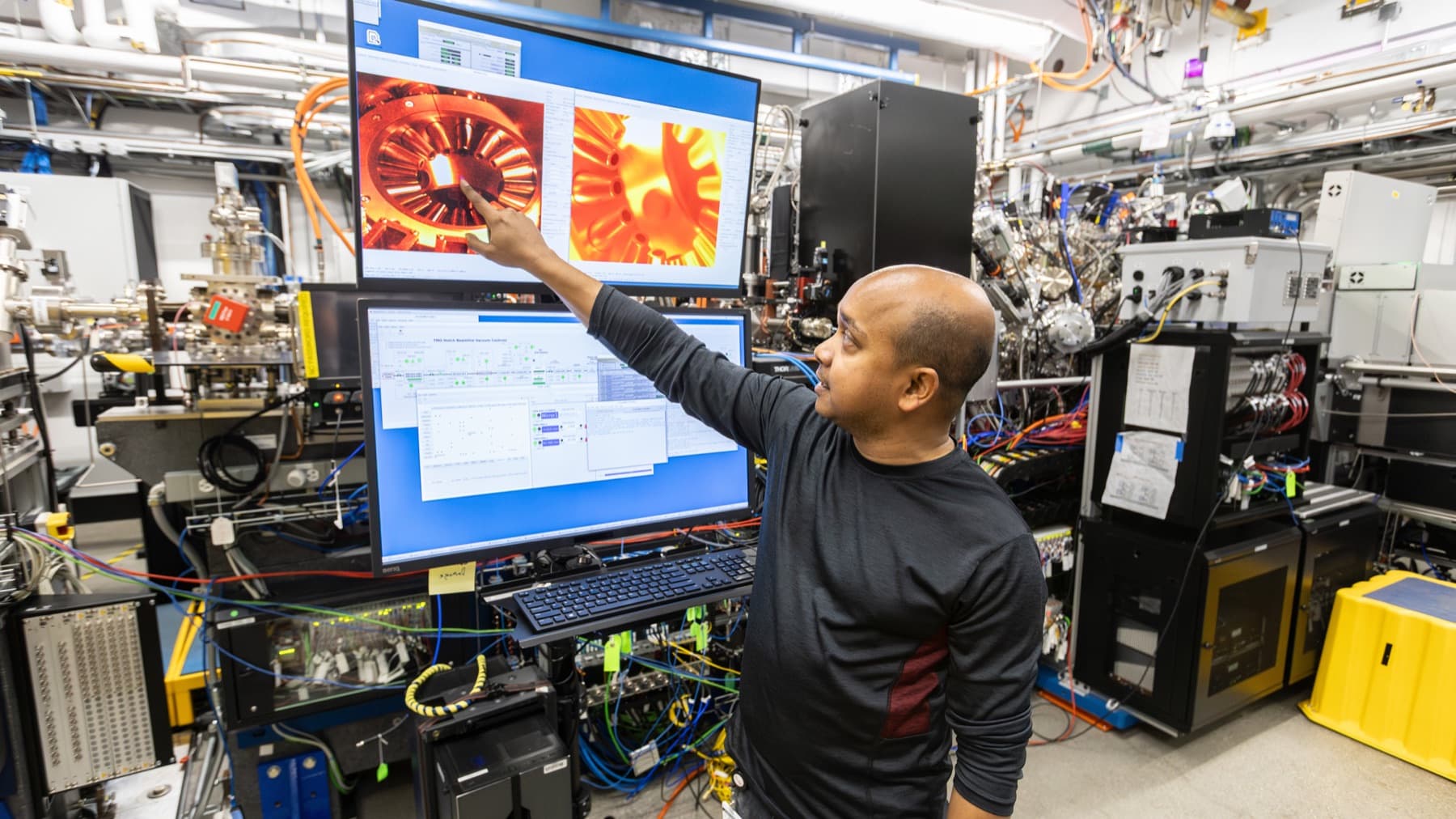 The TMO experimental hutch at LCLS